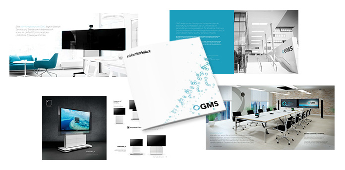 Eine Auswahl an Seiten aus dem Katalog.