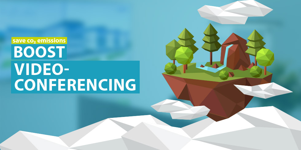 Eine Grafik mit einer schwebenden Insel in der Mitte.
