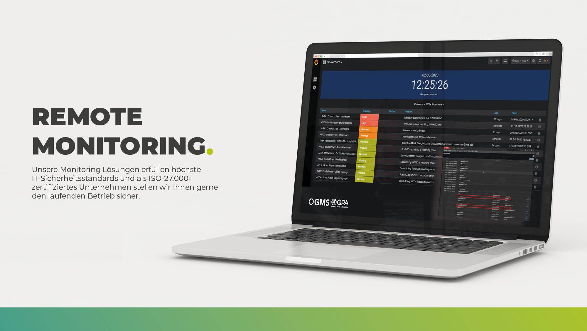 Ein Laptop-Computer auf einem weißen Tisch.