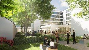 Smart Building - ECE Campus Hamburg - Innenhof