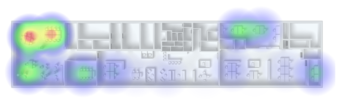 Heatmap im Smart Building