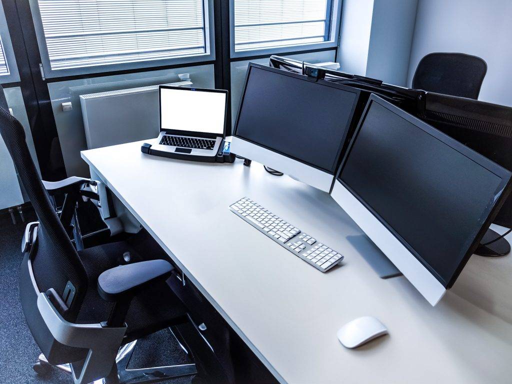 Smart Building Büro mit Desk Sharing Option